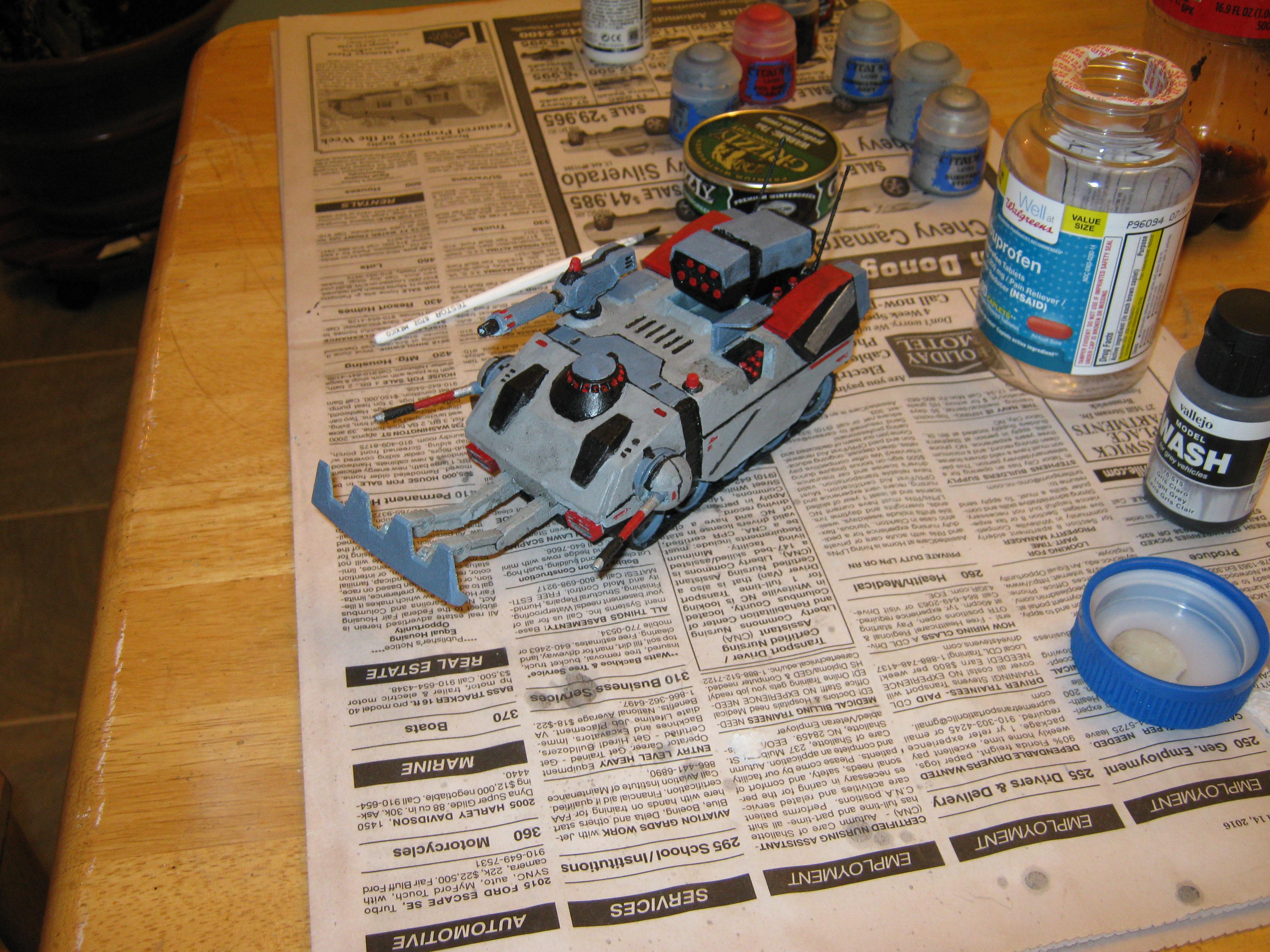 Anime, Crusher Joe, Dark Age Of Technology, Galleon, Tank Galleon Project Gallery DakkaDakka